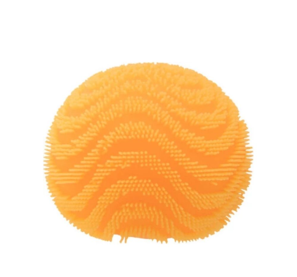 Needoh Fuzz Ball Wonder Waves Orange