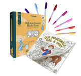 Old MacDonald Had A Farm Tales Reusable Coloring Book
