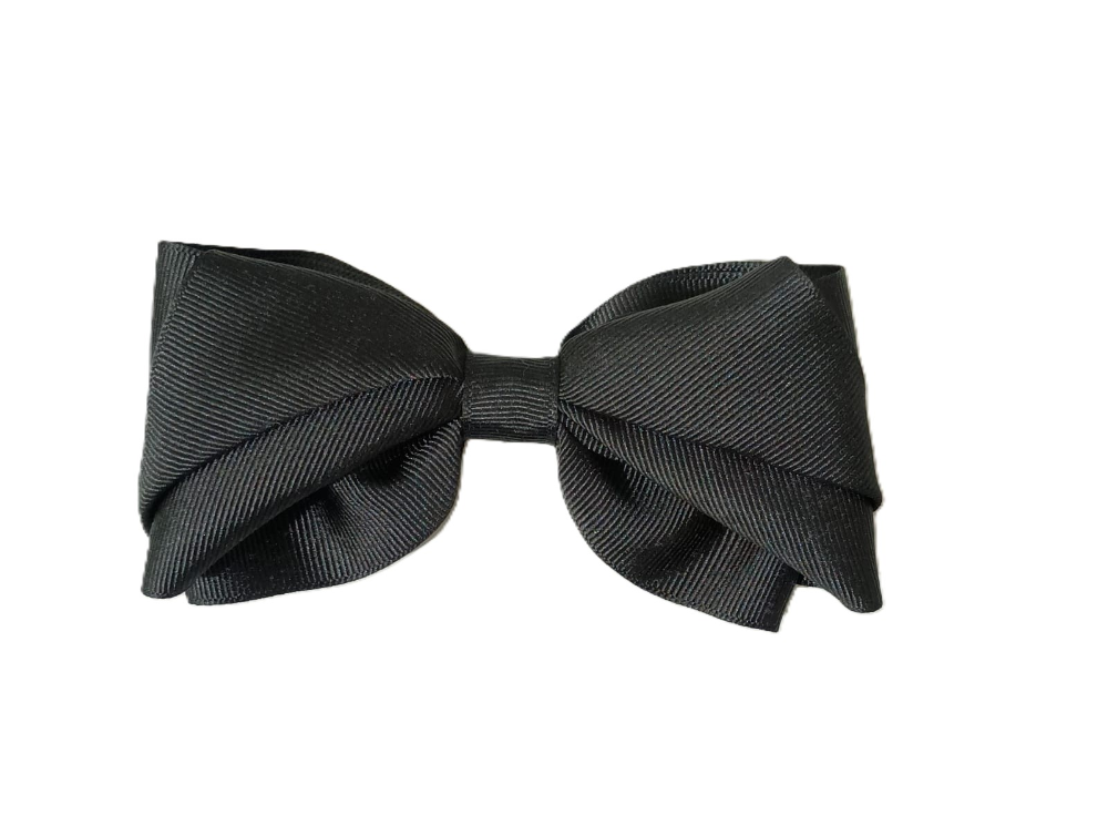 Mini King Pleated Gg Black Bow