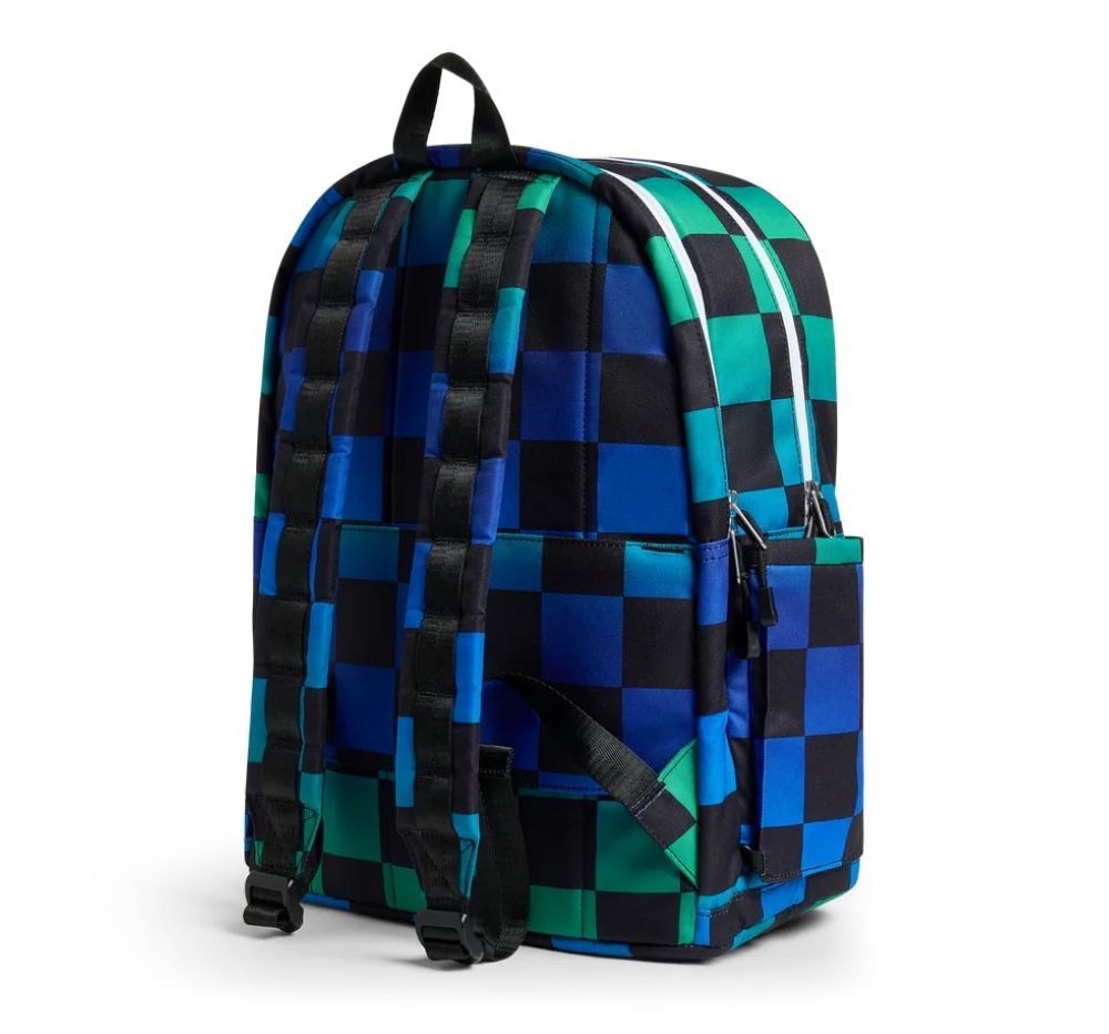 Kane Double Pocket Backpack Checkerboard