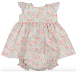 Pink Floral Baby Set