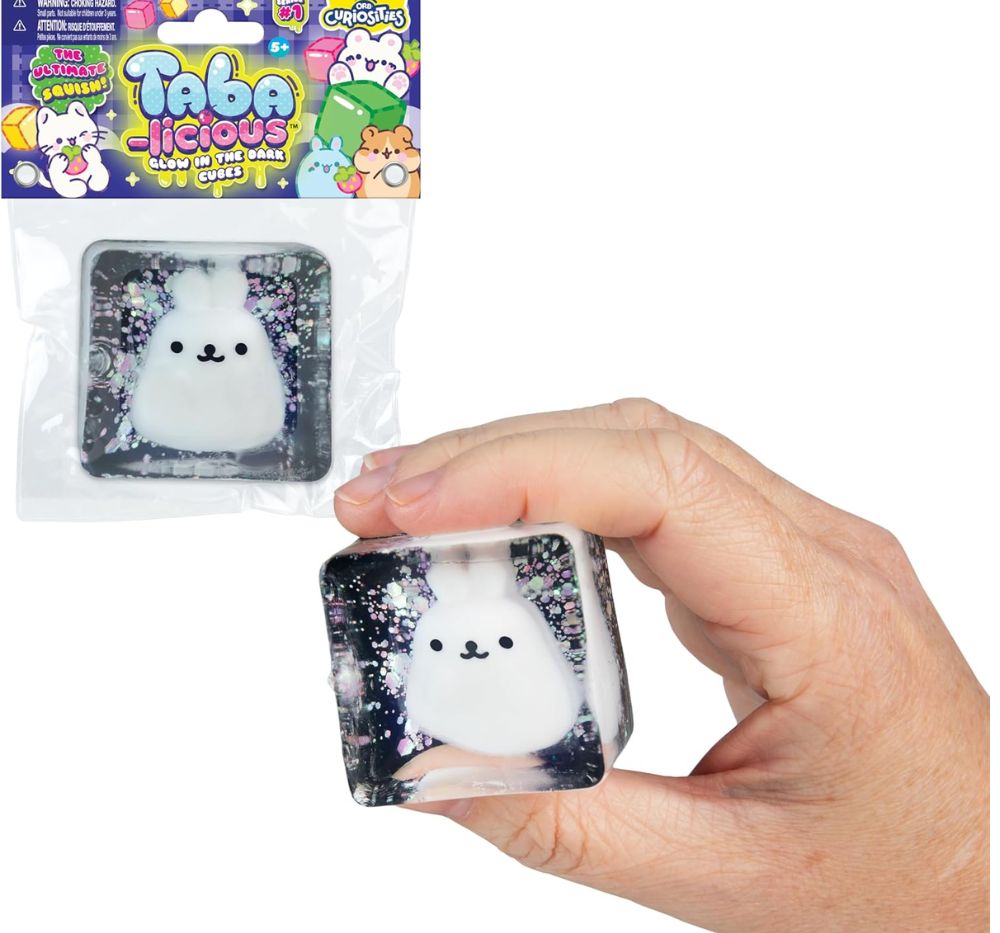 Taba-licious Glow in the Dark Cubes Bunny White