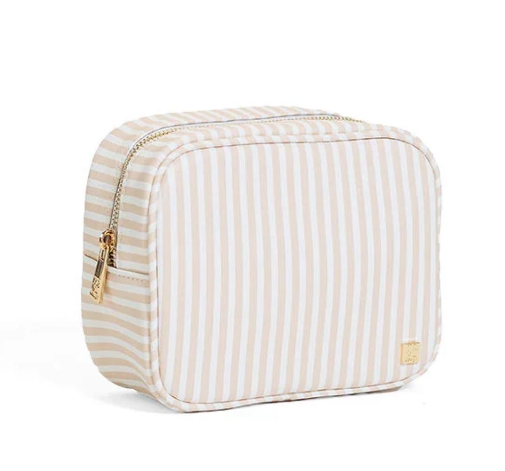 Stripe Sand Luxe Glow Bag