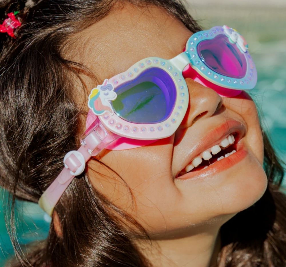 Uniglow Swim Goggles Colorbust Rainbow