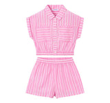 Conjunto Short con Rayas