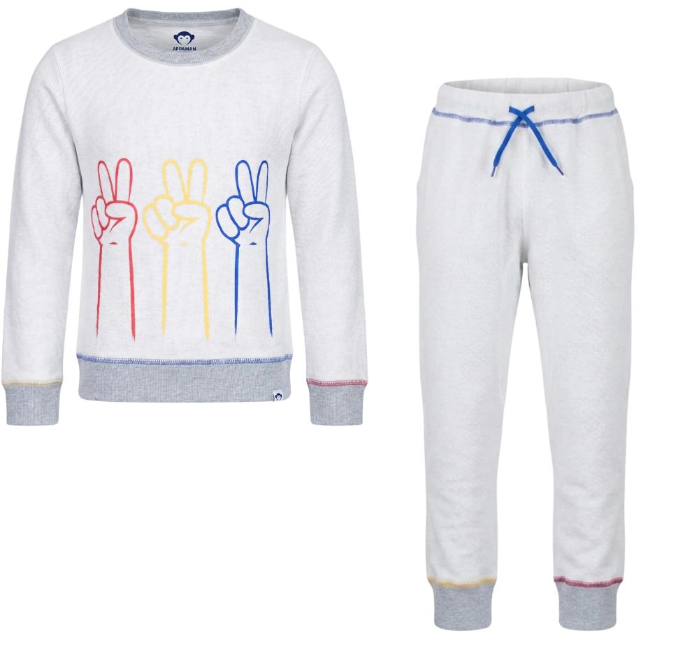 Revel Crewneck and Pants Heather Mist