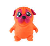 Funkee Animalz Mega Pug Orange/Pink