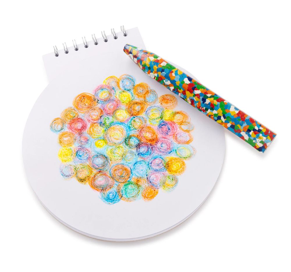 Jumbo Crayon Kaleidoscope Bright New