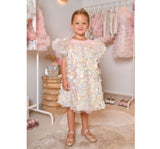 Marlowe 3D Multi Flower Tulle Dress