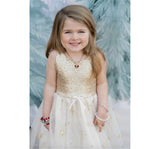 Golden Glam Party Dress 3-4