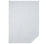 Pale Blue Horseshoe Cable Blanket