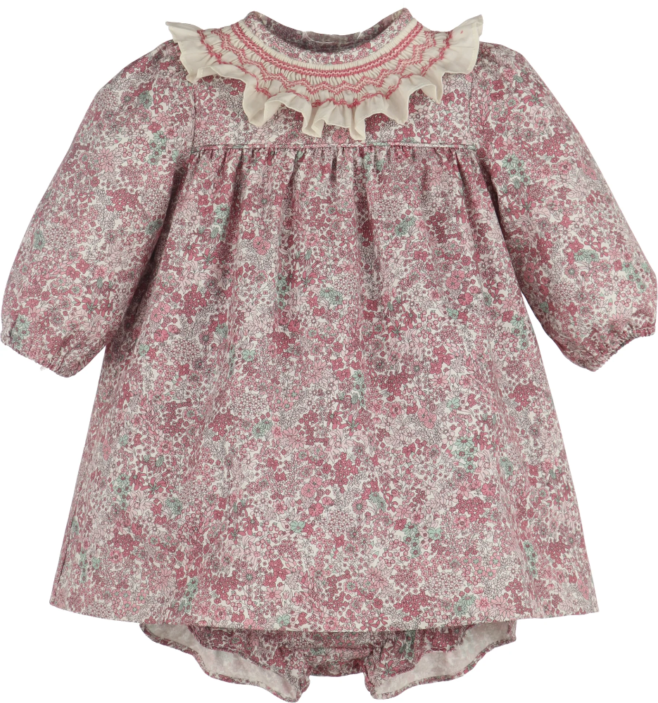 Fall Bloom Collar Set Pink