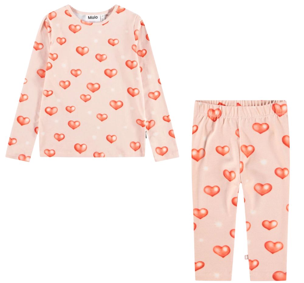 T-Shirts & Leggins Airbrush Hearts