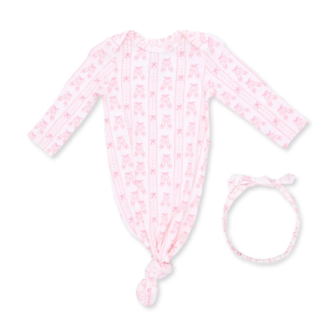 Ballet Shoes Ribbon Stripe Knotted Gown Headband