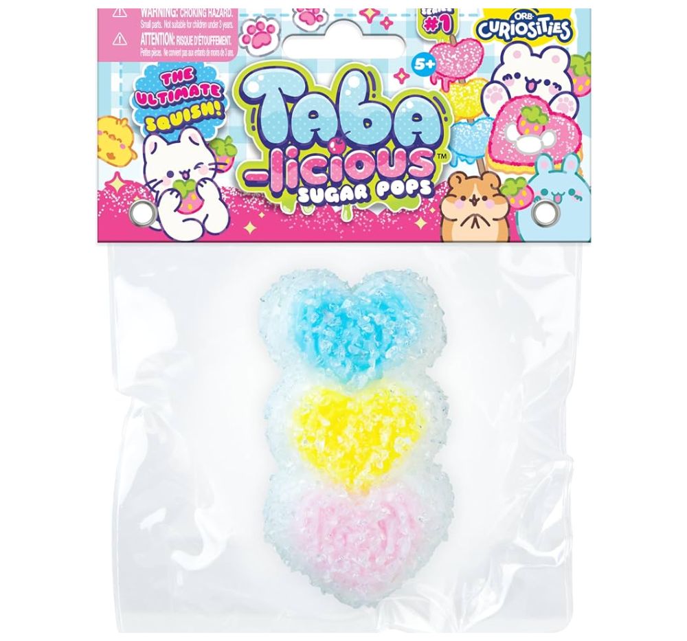 Taba-licious Sugar Pops 3 Hearts Pink-Ye-BL