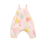Pineapples Tie Back Romper