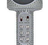 Sing Along Bling Karaoke Mic Silver