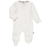 Pin Dot Cream Magnetic Footie