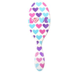 Love Hearts Hairbrush Multi White