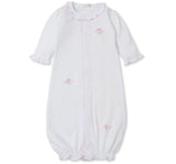 Conv Gown W/Hand Emb Blooming Sprays White/Pink