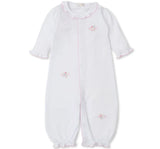 Conv Gown W/Hand Emb Blooming Sprays White/Pink