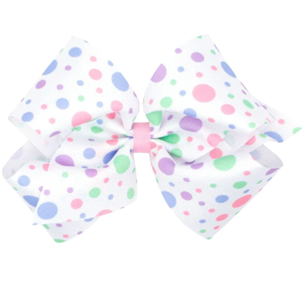 King Gg Spring Print Bow Dot