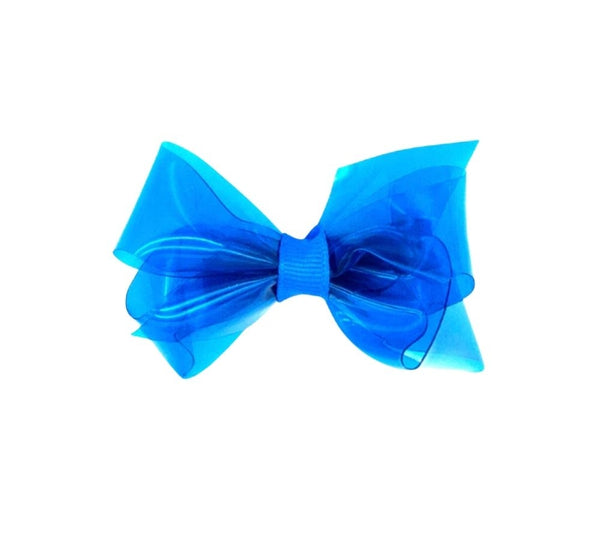 Mini Wee Splash Vinyl Bow Batik Blue
