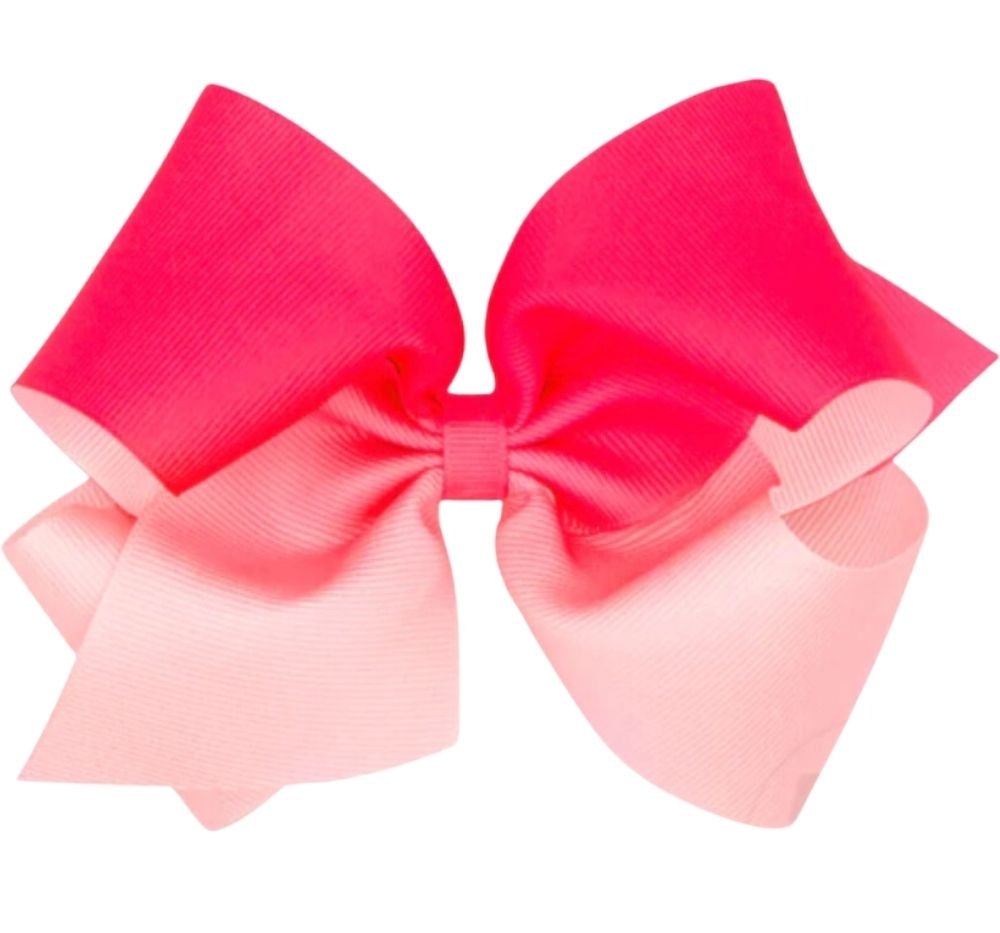 King Ombre Print GG Bow Bright Pink