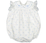 Blue Bows Romper