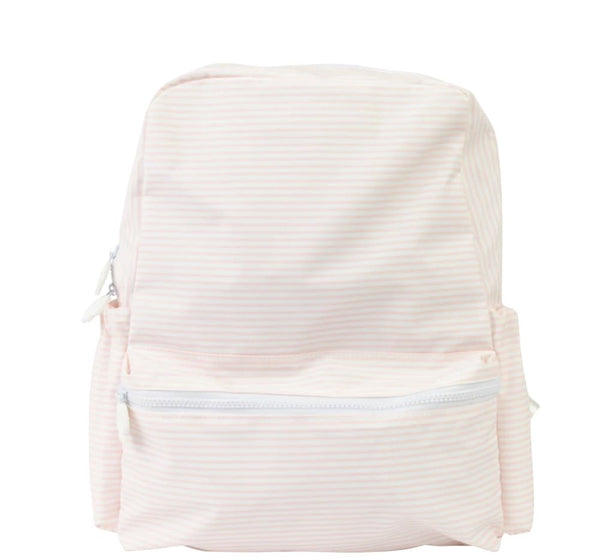 The Backpack Small Pink Stripe