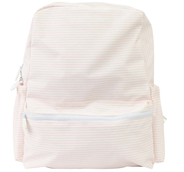 The Backpack Large Pink Stripe