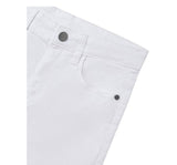 Pantalón Corto Sarga Basico Blanco