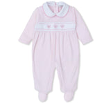 Mameluco Terciopelo Classic Treasures Pink