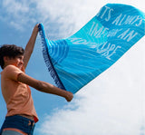 Toalla Playa Blue Currents