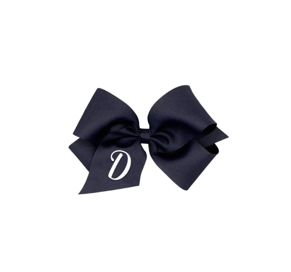 Monogram Gro Mini Bow Nvy/Wht D