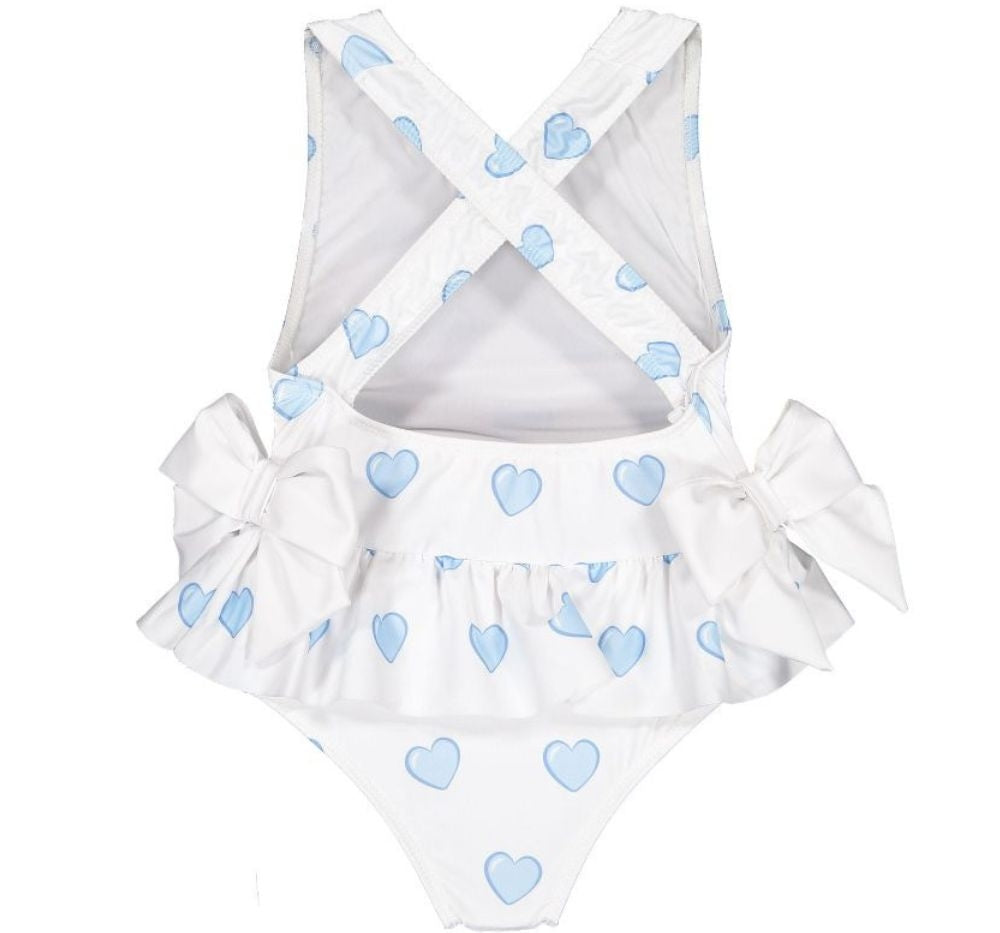 Hearts Blue Swimsuit