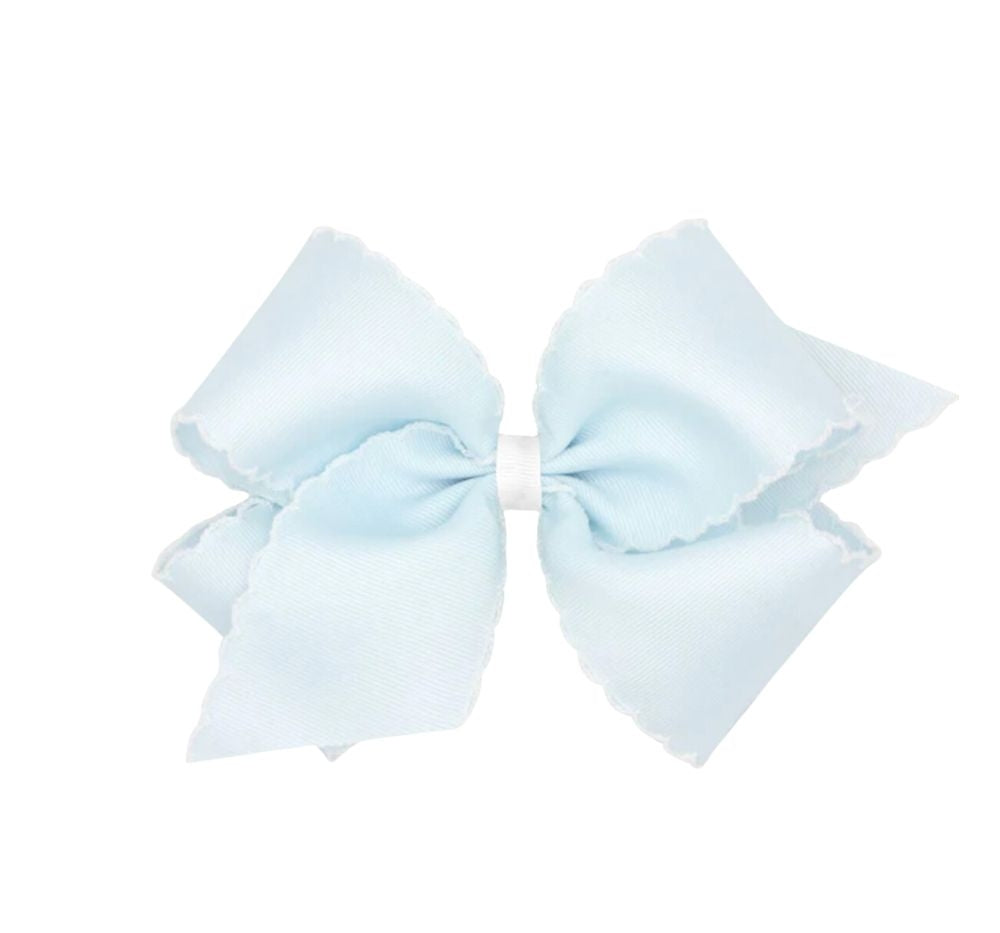 Small Moonstich Basic Bow Blue Vapor White