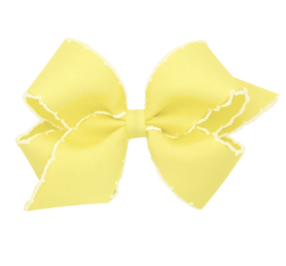 Medium Moonstitch Basic Bow Light Yellow White