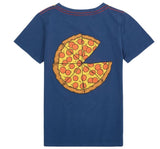 Playera Dark Blue Graphic " I love Pizza"