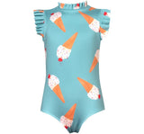 Traje De Baño Alisson Ice Cream Azul