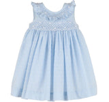 Vestido Blue Dotted Swiss