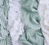 Sailing Seas 4-pack Organic Swaddles