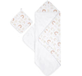 Keep Rising-oh Happy Day Muslin-Backed Hooded Towel Set