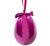 Huevo Colgante 25cm Rosa