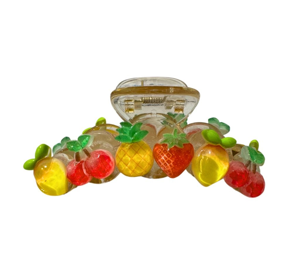 Fruit Claw Clip Mango-Cherry- Pineapple-Strawberry