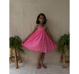 Vestido Neon Pink Ditsy Floral Print