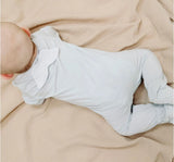 Mameluco Solid Classic Blue Angel Wing