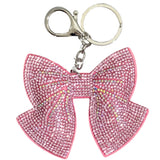 Llavero Rosa De Moño