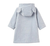 Blue Seaside Safari Terry Beach Coverup