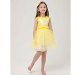 Butterfly Tutu Dress Yellow